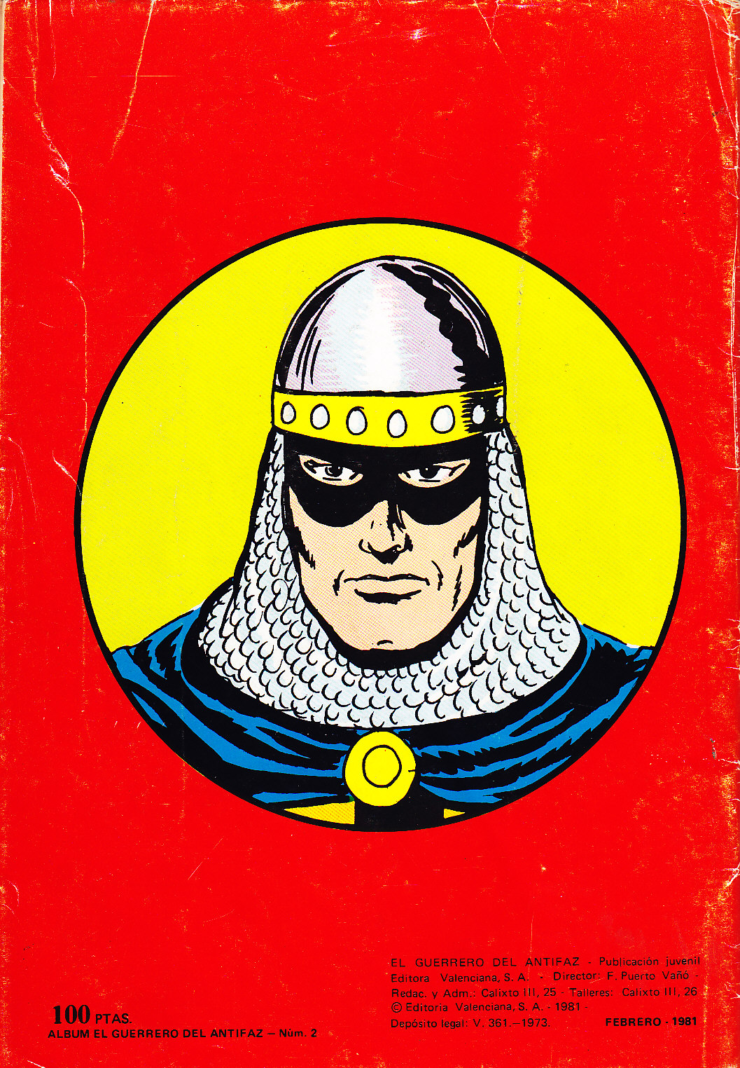 EL GUERRERO DEL ANTIFAZ. 1981