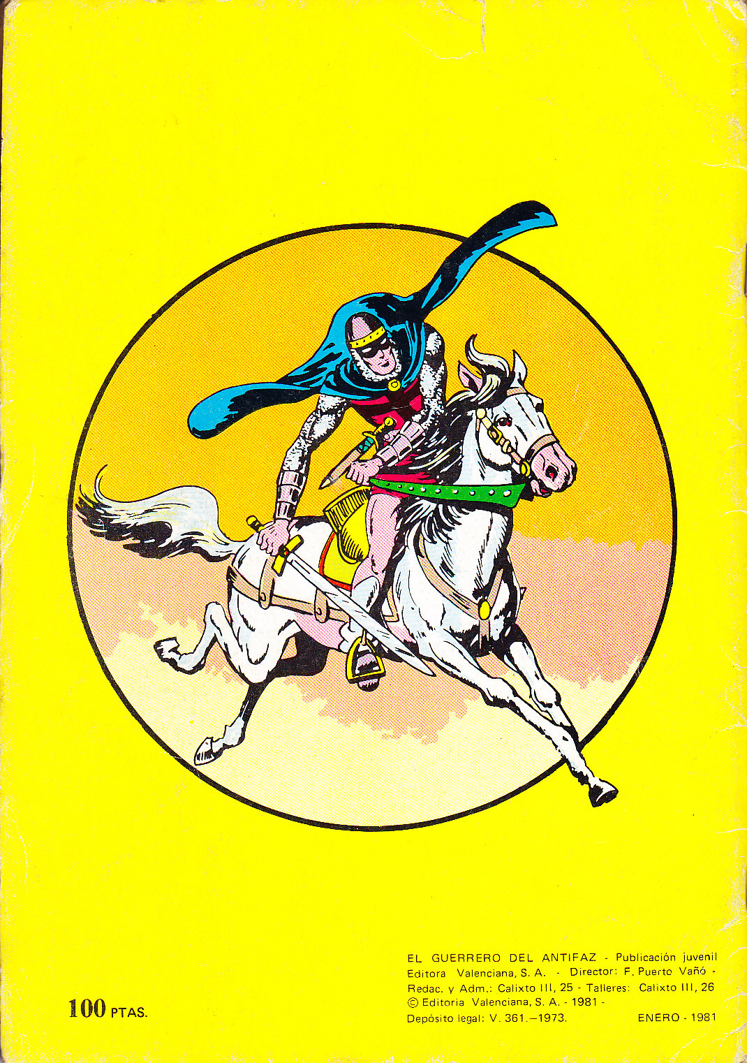 EL GUERRERO DEL ANTIFAZ. 1981