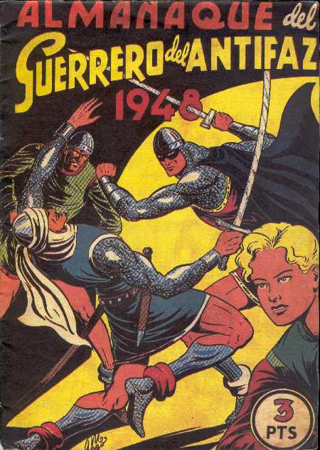 ALMANAQUE EL GUERRERO DEL ANTIFAZ DE 1948
