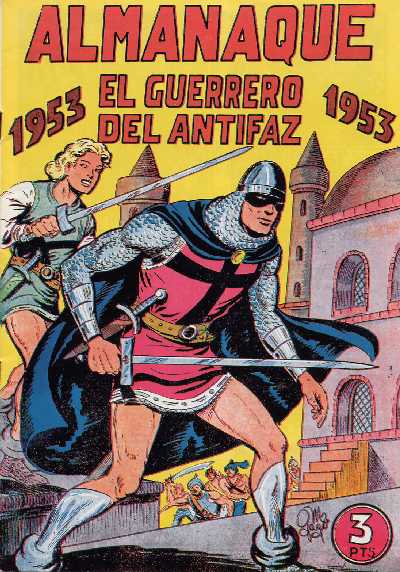 EL GUERRERO DEL ANTIFAZ. ALMANAQUE 1953