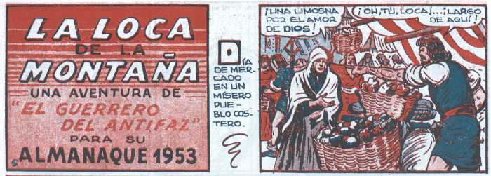 EL GUERRERO DEL ANTIFAZ. ALMANAQUE 1953