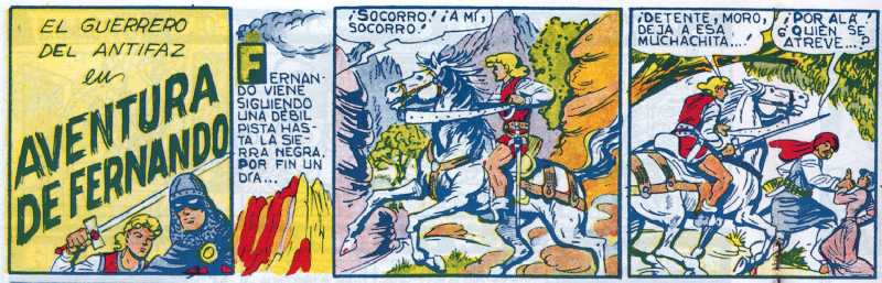 EL GUERRERO DEL ANTIFAZ. ALMANAQUE 1955