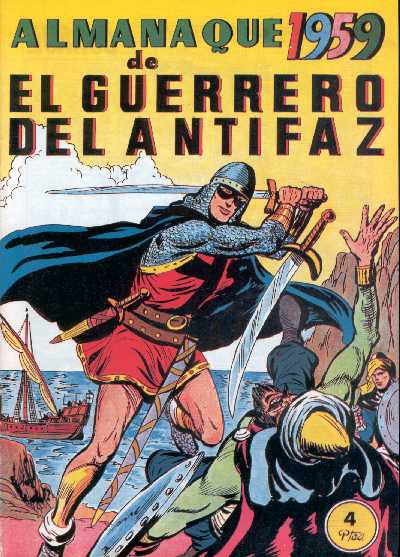 EL GUERRERO DEL ANTIFAZ. ALMANAQUE 1959