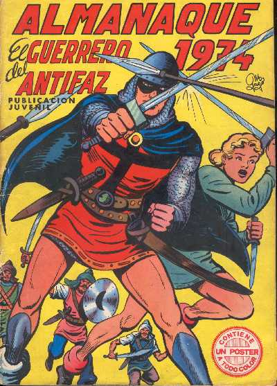 EL GUERRERO DEL ANTIFAZ. ALMANAQUE 1974