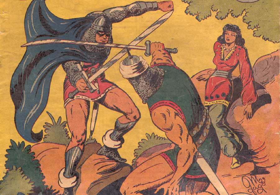 DETALLE DE LA PORTADA DEL ALMANAQUE ORIGINAL DE 1947