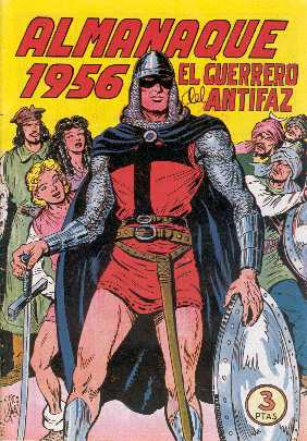 ALMANAQUE EL GUERRERO DEL ANTIFAZ 1956