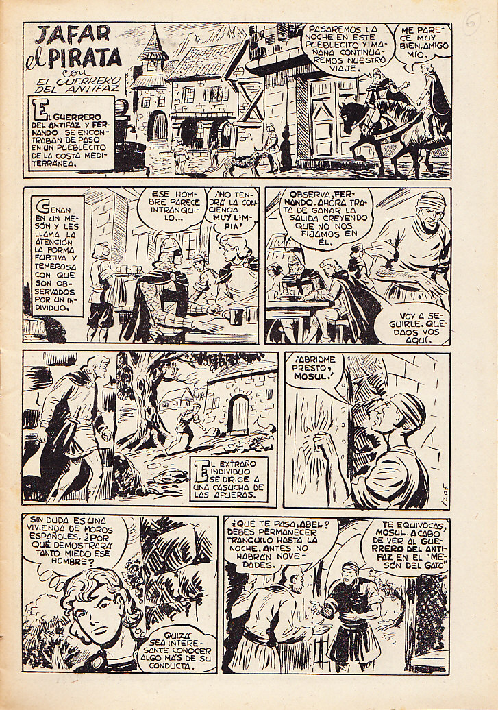 EL GUERRERO DEL ANTIFAZ. ALMANAQUE 1960