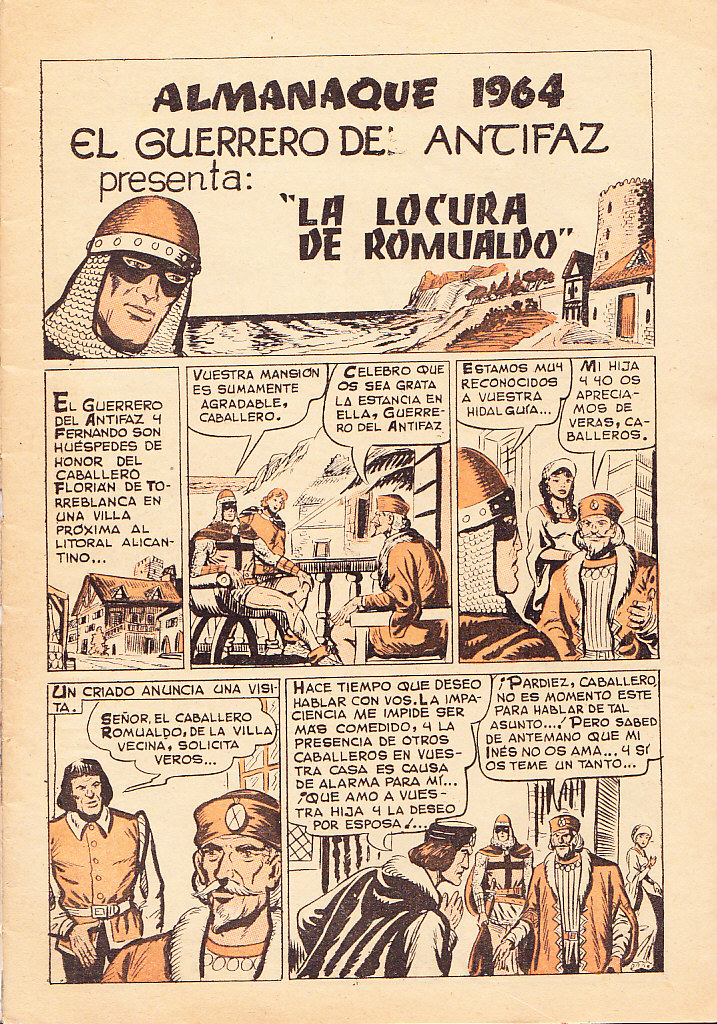 EL GUERRERO DEL ANTIFAZ. ALMANAQUE 1963