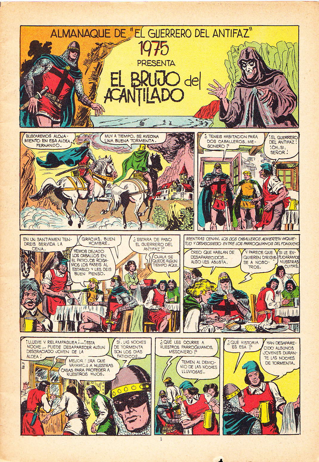 EL GUERRERO DEL ANTIFAZ. 1975