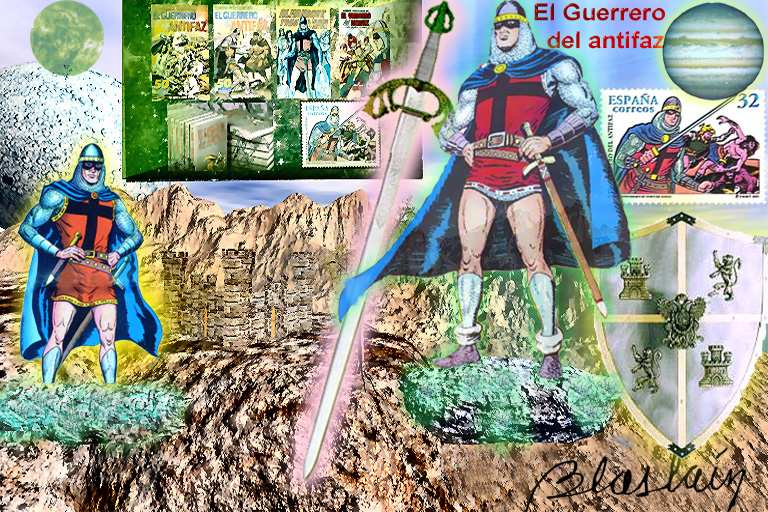 HOMENAJE AL GUERRERO DEL ANTIFAZ POR BLAS LAIN