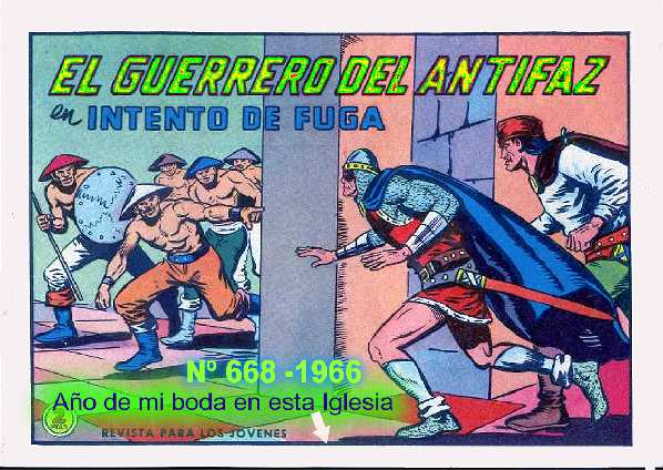 HOMENAJE AL GUERRERO DEL ANTIFAZ POR BLAS LAIN