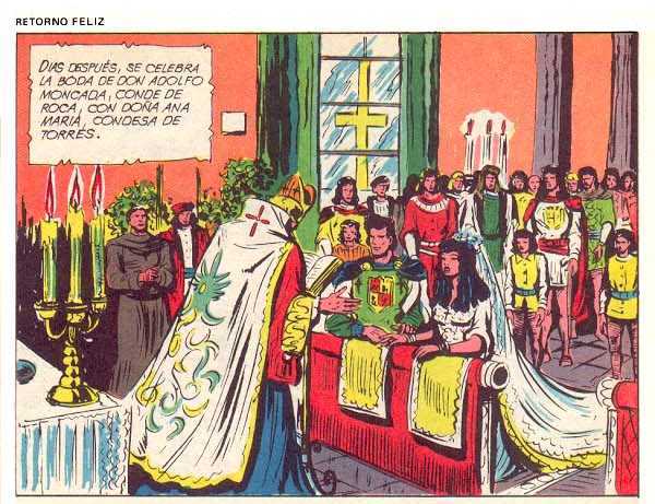 LA BODA DE EL GUERRERO DEL ANTIFAZ. IMAGEN CORTESIA DE MI AMIGO CASTO CORREA DE VIGO, AFINCADO EN TRINTXERPE