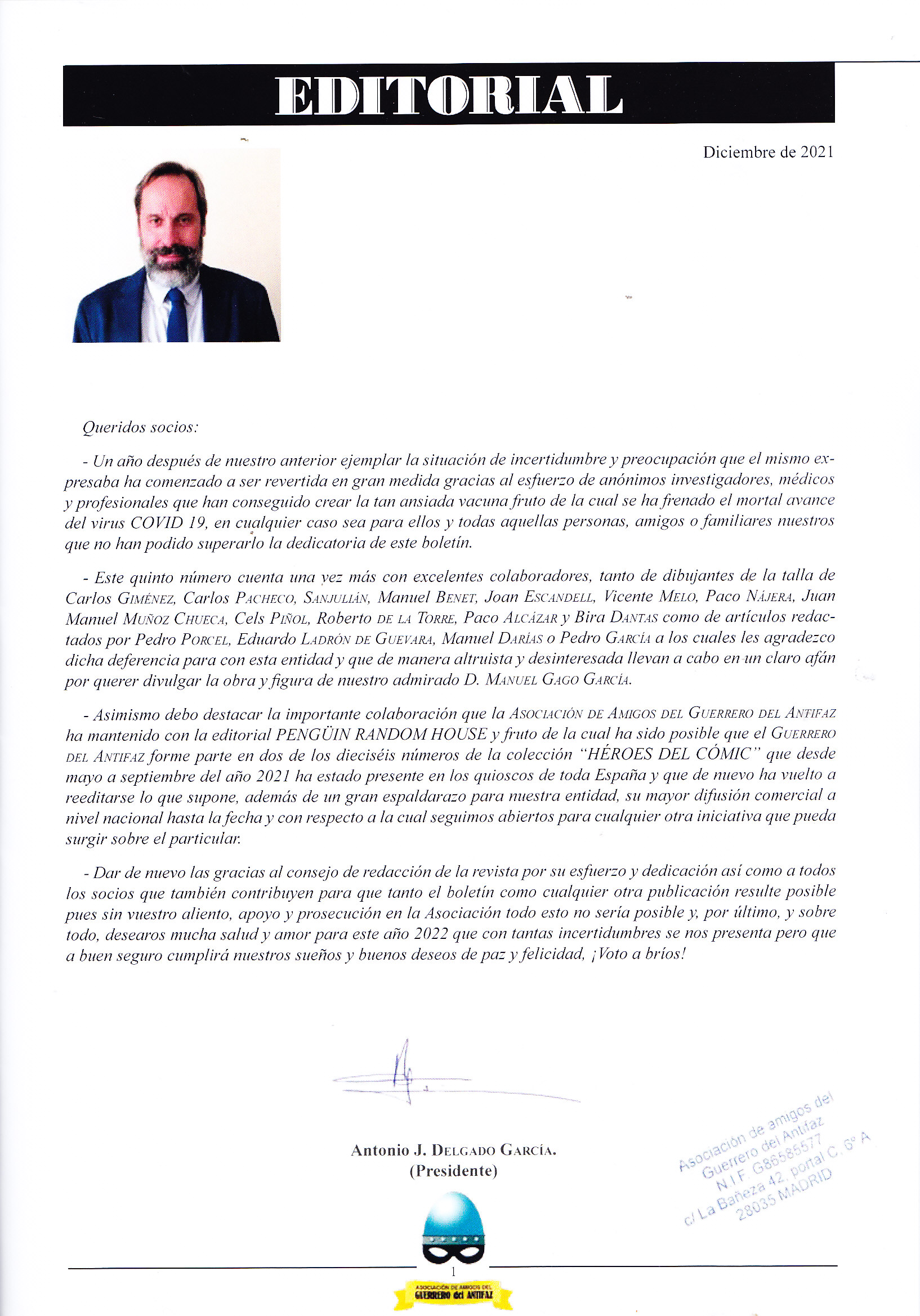 EL GUERRERO DEL ANTIFEZ