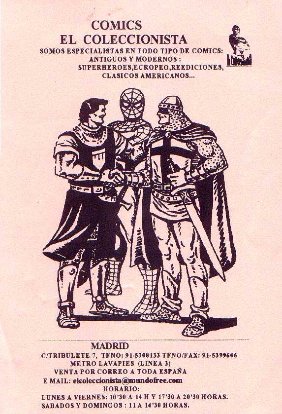 EL GUERRERO DEL ANTIFAZ EN ANUNCIOS