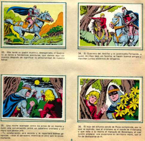 EL GUERRERO DEL ANTIFAZ. CROMOS