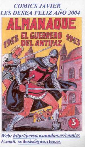 EL GUERRERO DEL ANTIFAZ. FELICITACI&Oacute;N DE NAVIDAD