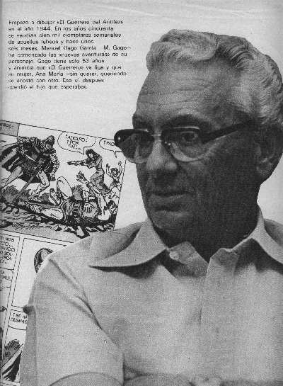 EL GUERRERO DEL ANTIFAZ EN LA GACETA ILUSTRADA 17-10-1979