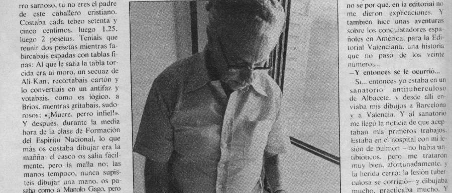 EL GUERRERO DEL ANTIFAZ EN LA GACETA ILUSTRADA 18-01-1981