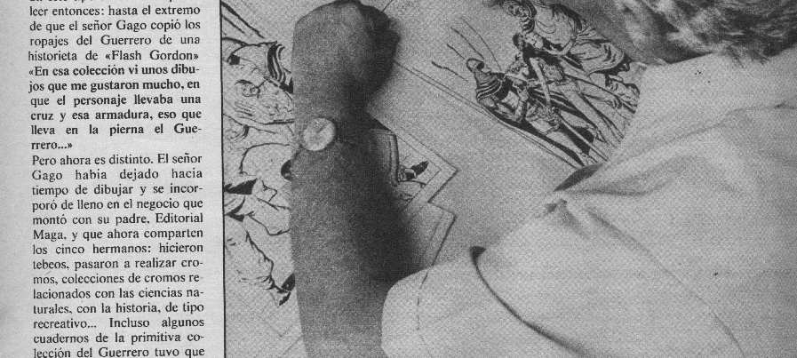 EL GUERRERO DEL ANTIFAZ EN LA GACETA ILUSTRADA 18-01-1981