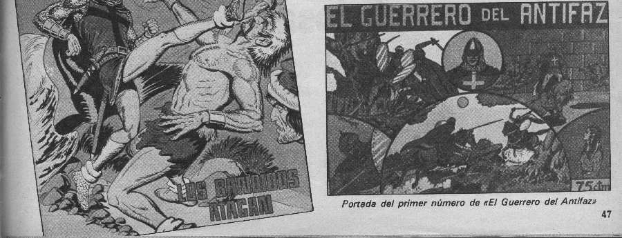 EL GUERRERO DEL ANTIFAZ EN LA GACETA ILUSTRADA 18-01-1981