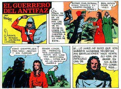 EL GUERRERO DEL ANTIFAZ COLOR N.1. IMAGEN ENVIADA POR MI AMIGO CASTO CORREA DE VIGO