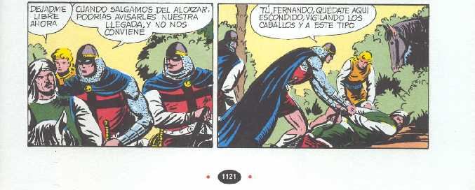 EL GUERRERO DEL ANTIFAZ. EJEMPLO DE PORTADA INTERIOR DE EDITORIAL ANDALUCIA