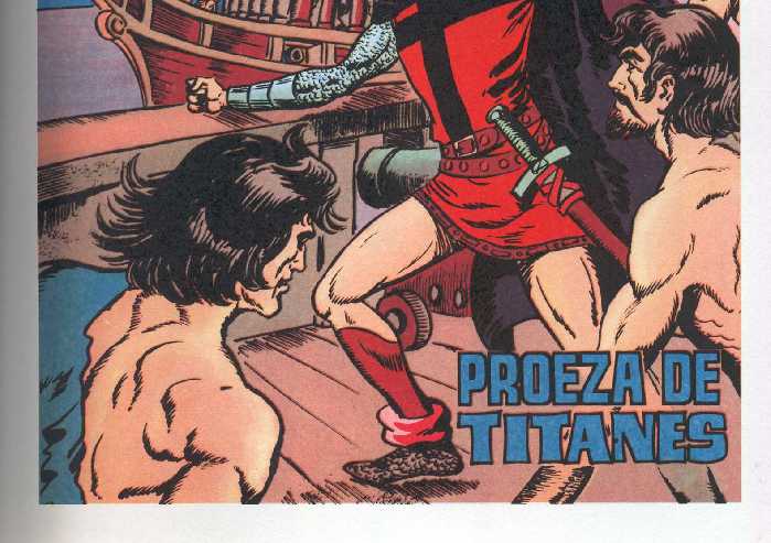 EL GUERRERO DEL ANTIFAZ. EJEMPLO DE PORTADA INTERIOR DE EDITORIAL ANDALUCIA