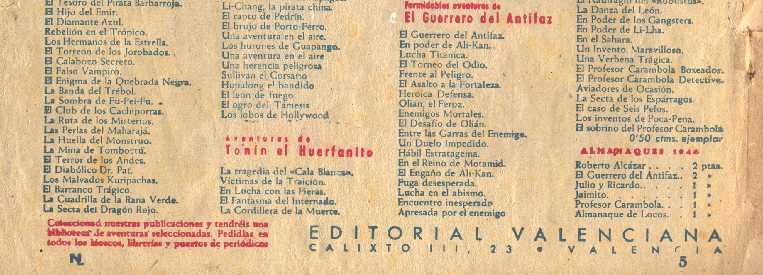 EL GUERRERO DEL ANTIFAZ 5