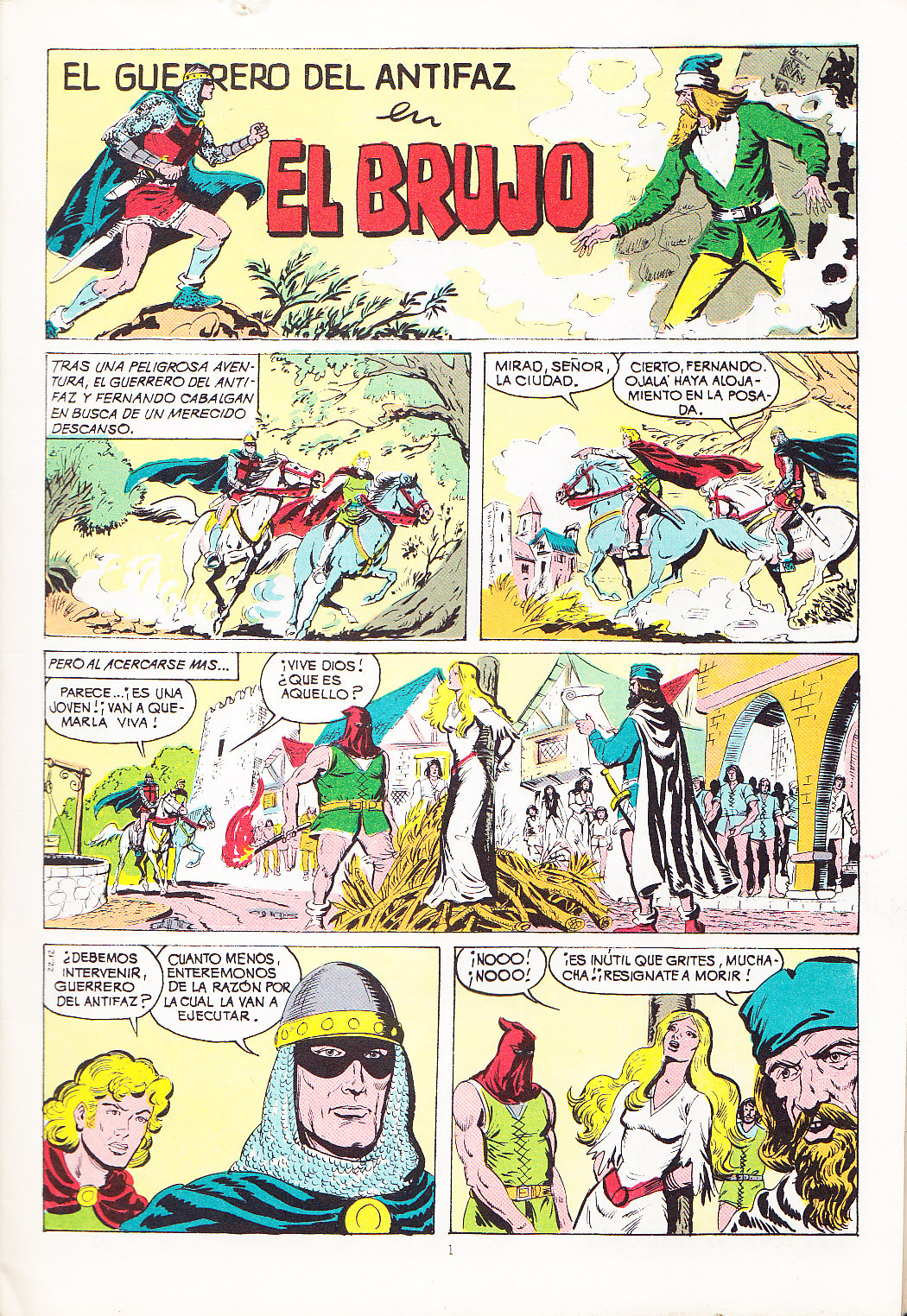 EL GUERRERO DEL ANTIFAZ. 1974