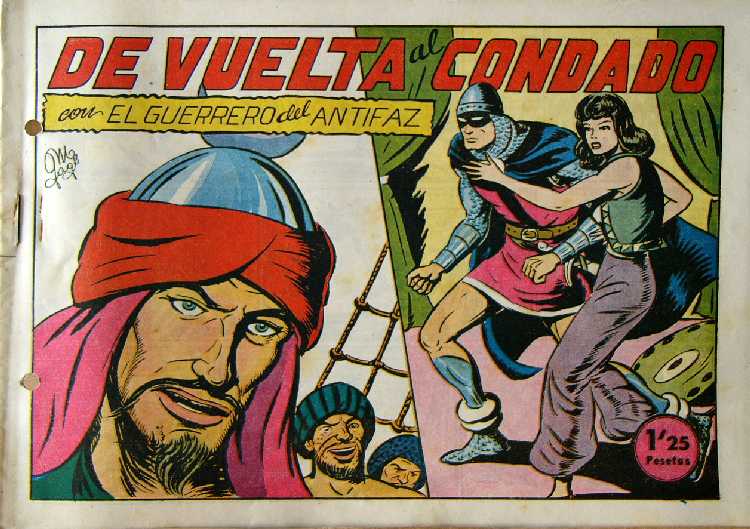 EL GUERRERO DEL ANTIFAZ N�132 CORTESIA DE JOSE ALANDI DE VALENCIA, ESPA&Ntilde;A