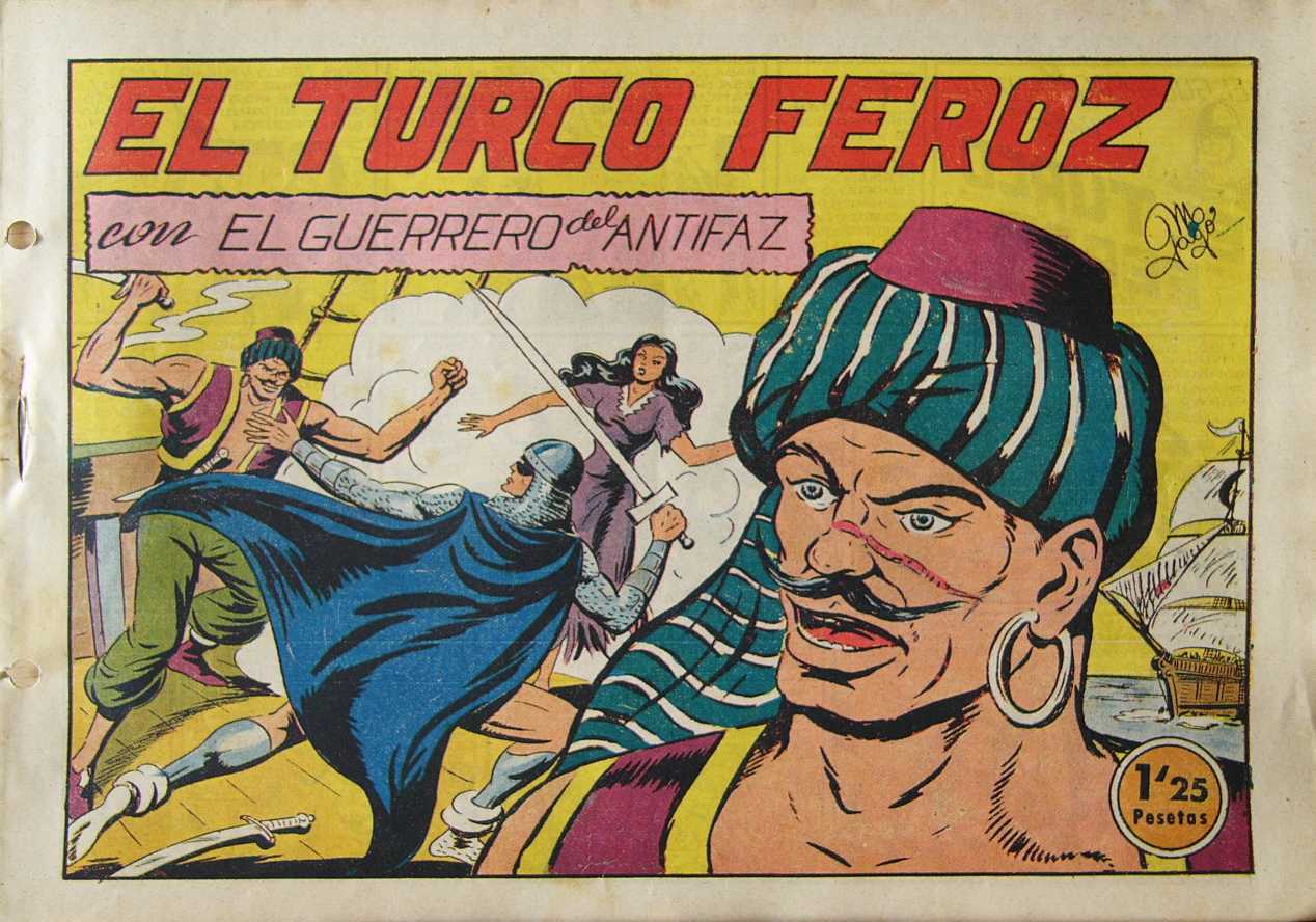 EL GUERRERO DEL ANTIFAZ N�135 CORTESIA DE JOSE ALANDI DE VALENCIA, ESPA&Ntilde;A