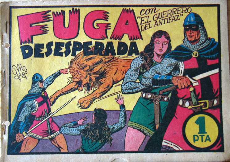 EL GUERRERO DEL ANTIFAZ N�16 CORTESIA DE JOSE ALANDI DE VALENCIA, ESPA&Ntilde;A