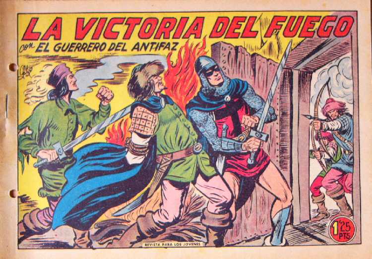 EL GUERRERO DEL ANTIFAZ N�291 CORTESIA DE JOSE ALANDI DE VALENCIA, ESPA&Ntilde;A