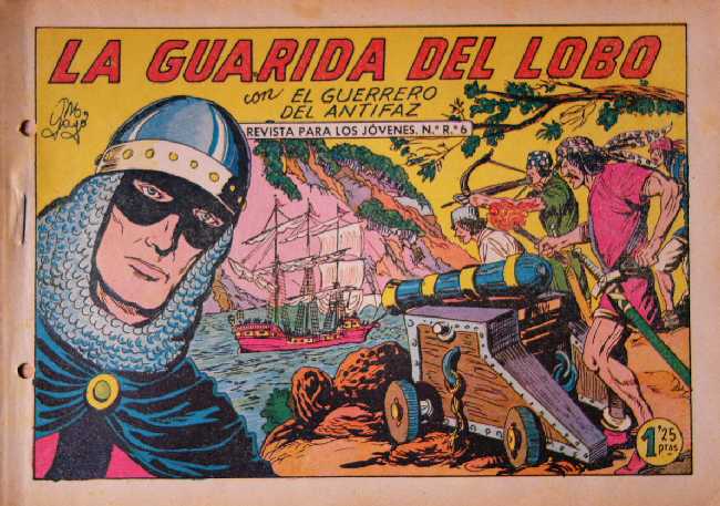 EL GUERRERO DEL ANTIFAZ N�307 CORTESIA DE JOSE ALANDI DE VALENCIA, ESPA&Ntilde;A