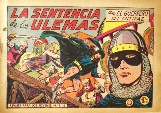 EL GUERRERO DEL ANTIFAZ N�333 CORTESIA DE JOSE ALANDI DE VALENCIA, ESPA&Ntilde;A