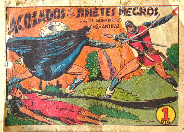 EL GUERRERO DEL ANTIFAZ N�36 CORTESIA DE JOSE ALANDI DE VALENCIA, ESPA&Ntilde;A