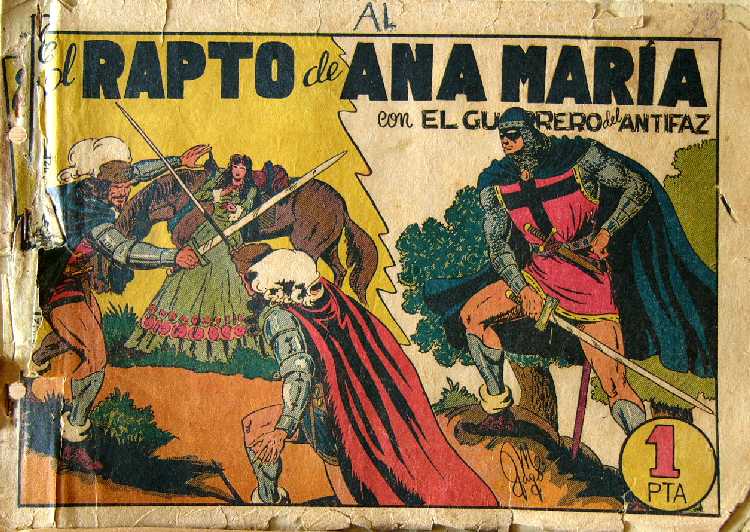 EL GUERRERO DEL ANTIFAZ N�38 CORTESIA DE JOSE ALANDI DE VALENCIA, ESPA&Ntilde;A