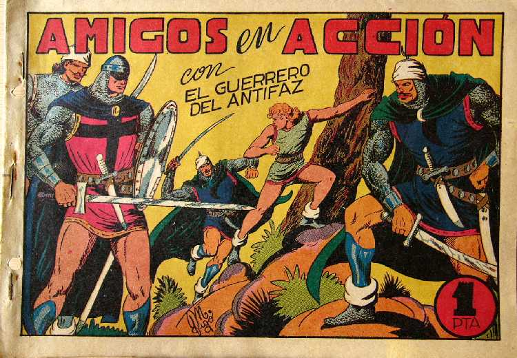 EL GUERRERO DEL ANTIFAZ N�40 CORTESIA DE JOSE ALANDI DE VALENCIA, ESPA&Ntilde;A