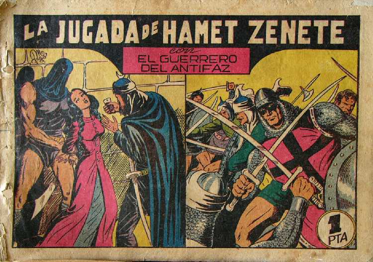 EL GUERRERO DEL ANTIFAZ N�58 CORTESIA DE JOSE ALANDI DE VALENCIA, ESPA&Ntilde;A