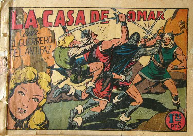 EL GUERRERO DEL ANTIFAZ N�76 CORTESIA DE JOSE ALANDI DE VALENCIA, ESPA&Ntilde;A