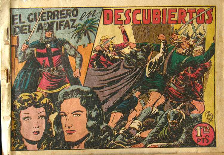 EL GUERRERO DEL ANTIFAZ N�77 CORTESIA DE JOSE ALANDI DE VALENCIA, ESPA&Ntilde;A