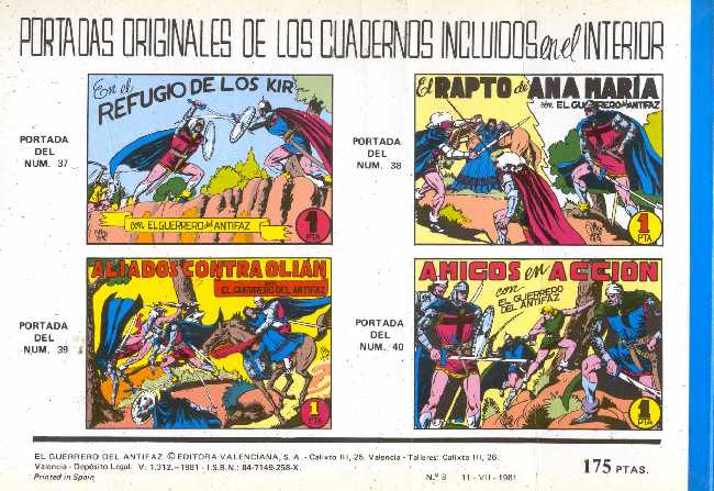 EL GUERRERO DEL ANTIFAZ