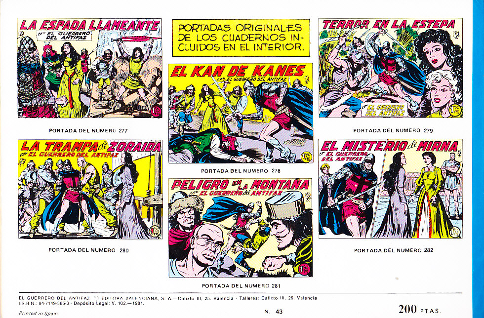 EL GUERRERO DEL ANTIFAZ