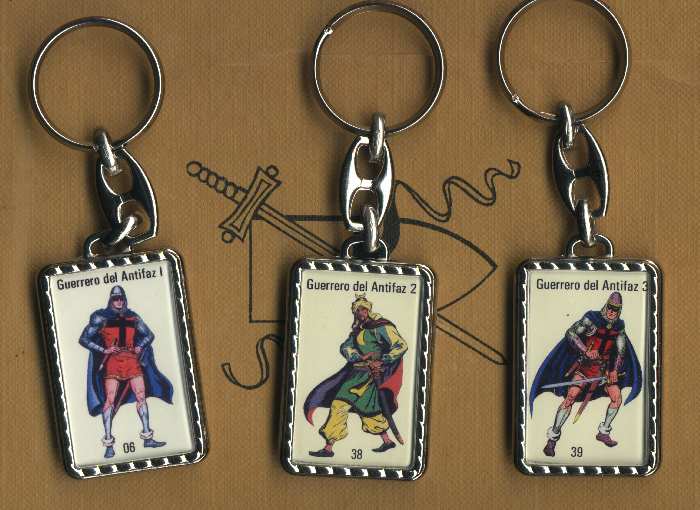 LLAVEROS DE EL GUERRERO DEL ANTIFAZ