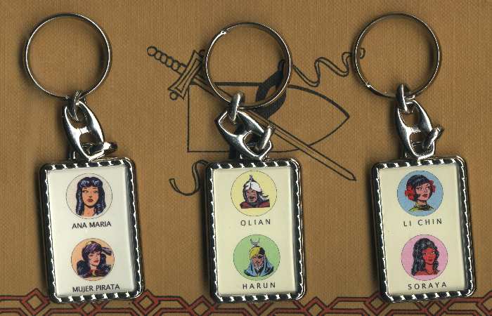 LLAVEROS DE EL GUERRERO DEL ANTIFAZ