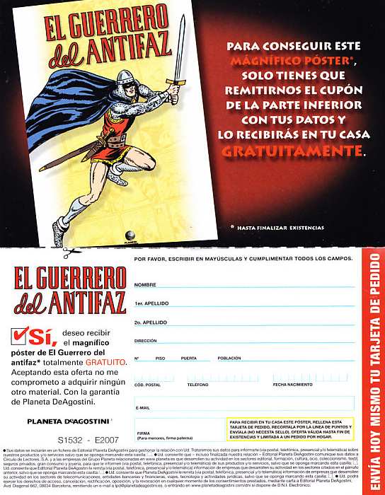 EL GUERRERO DEL ANTIFAZ