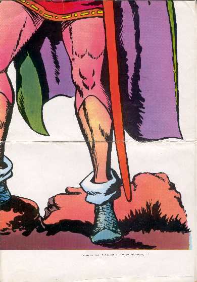 POSTER DE LANZAMIENTO DE LA COLECCION EN COLOR DEL GUERRERO DEL ANTIFAZ