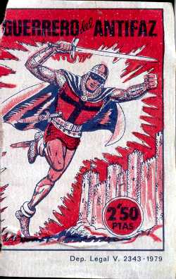 SOBRE DE CORMOS DE EL GUERRERO DEL ANTIFAZ