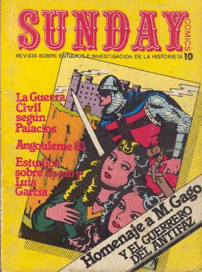 SUNDAY 10 HOMENAJE A M. GAGO Y EL GUERRERO DEL ANTIFAZ