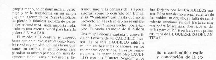 ARTICULO DE FRANSISCO TADEO JUAN PARA LA REVISTA SUNDAY N�10